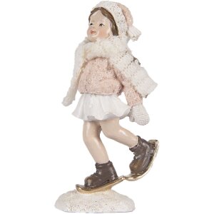 Décoration Fille Clayre & Eef 4x3x10 cm