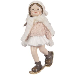 Décoration Fille Clayre & Eef 4x3x10 cm