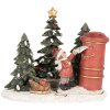 Clayre & Eef 6PR5373 Déco Enfant à la Boîte aux Lettres LED 16x12x14 cm