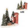 Clayre & Eef 6PR5373 Déco Enfant à la Boîte aux Lettres LED 16x12x14 cm