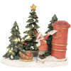 Clayre & Eef 6PR5373 Déco Enfant à la Boîte aux Lettres LED 16x12x14 cm