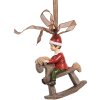 Clayre & Eef Décoration Suspendue Enfant Cheval à Bascule 7x3x9 cm