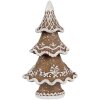 Clayre & Eef Décoration Sapin de Noël 7x5x11 cm Braun-Weiß