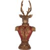 Buste de cerf décorative Clayre & Eef 16x14x36 cm