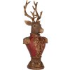Buste de cerf décorative Clayre & Eef 16x14x36 cm