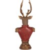 Buste de cerf décorative Clayre & Eef 16x14x36 cm