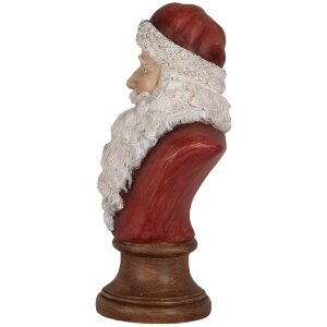 Clayre & Eef Buste Décorative Père Noël 18x12x30 cm