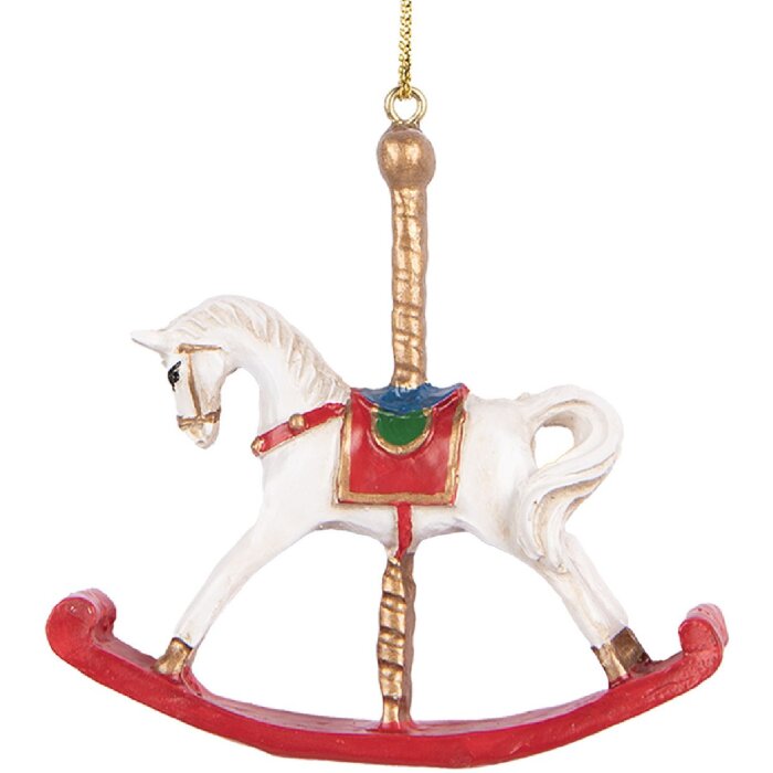 Cheval à bascule suspendu Clayre & Eef 8x2x7 cm