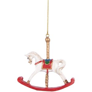 Cheval à bascule suspendu Clayre & Eef 8x2x7 cm