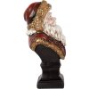 Buste décorative Père Noël Clayre & Eef 10x8x17 cm rouge