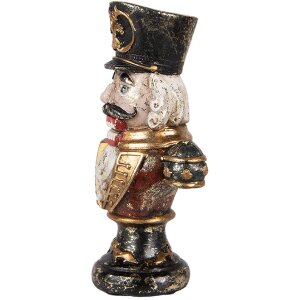 Clayre & Eef Buste Casse-Noisette Rouge 9x6x15 cm