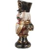 Clayre & Eef Buste Casse-Noisette Rouge 9x6x15 cm