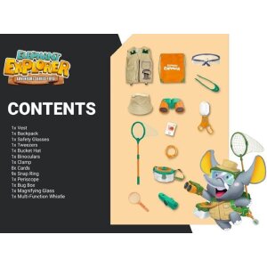 Byomic Kids Kit dExplorateur – 28 pièces orange