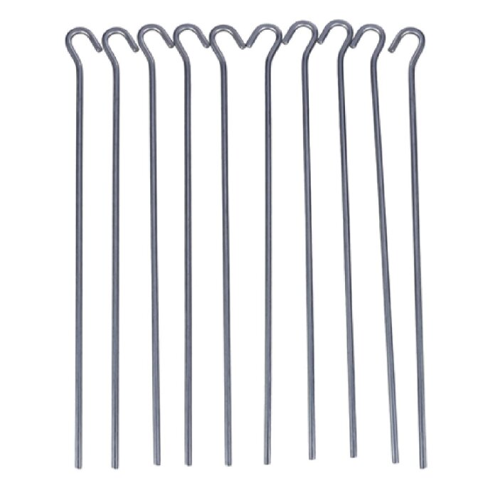 BUTEO PHOTO GEAR Piquets en acier 30 cm - Lot de 10