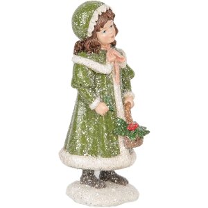 Clayre & Eef 6PR5687 Décoration Enfant Rose 8x9x18 cm