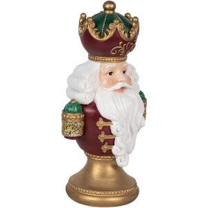 Buste décorative Père Noël LED Clayre & Eef 15x10x26 cm