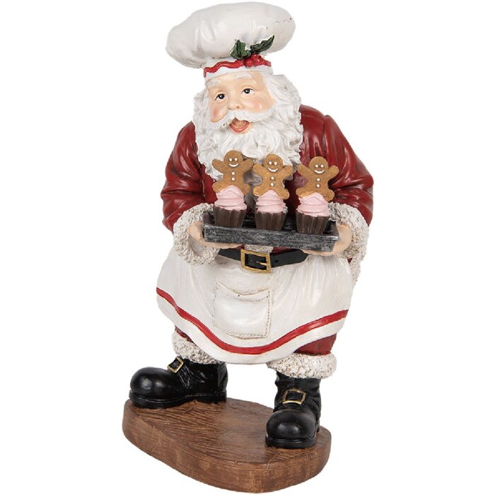 Décoration Père Noël Clayre & Eef 6PR5695 17x16x28 cm