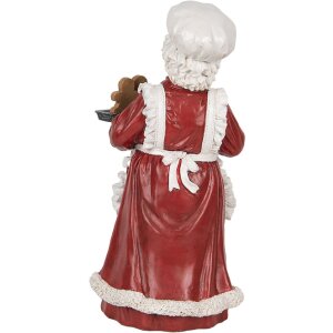 Clayre & Eef 6PR5696 Femme de Noël Décorative 15x15x30 cm