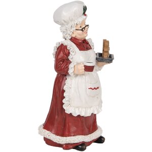 Clayre & Eef 6PR5696 Femme de Noël Décorative 15x15x30 cm