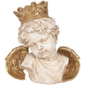 Décoration Ange Clayre & Eef 21x12x22 cm Beige-Or