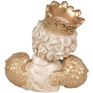 Décoration Ange Clayre & Eef 21x12x22 cm Beige-Or