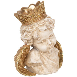 Décoration Ange Clayre & Eef 21x12x22 cm Beige-Or