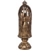 Groupe de Noël Doré et Marron Clayre & Eef 6PR5702 Ø 14x43 cm