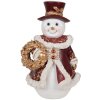 Décoration Bonhomme de neige Clayre & Eef 15x14x24 cm