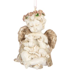 Clayre & Eef 6PR5707 Décoration Suspendue Ange...