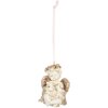 Clayre & Eef 6PR5707 Décoration Suspendue Ange Beige-Doré