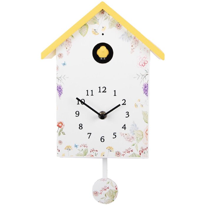 Clayre & Eef 6KL0839 Horloge murale 20x10x26 cm
