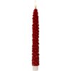Clayre & Eef 6CA0001R Ensemble de 2 Bougies LED Rouges 3x25 cm