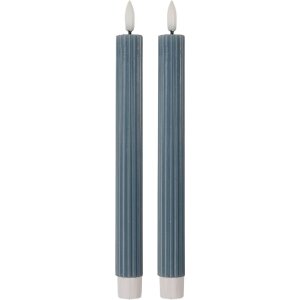 Clayre & Eef Set 2 Bougeoirs LED Ø 2x25 cm