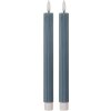 Clayre & Eef Set 2 Bougeoirs LED Ø 2x25 cm
