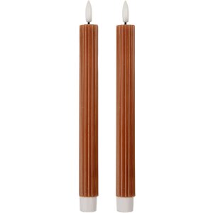 Clayre & Eef 6CA0002CH Ensemble de 2 Bougies LED...