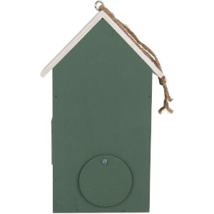 Clayre & Eef Maison à oiseaux 15x10x22 cm