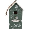 Clayre & Eef Maison à oiseaux 15x10x22 cm