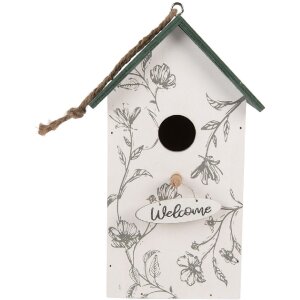 Clayre & Eef Maison à Oiseaux 15x10x22 cm...