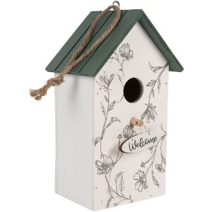 Clayre & Eef Maison à Oiseaux 15x10x22 cm...