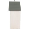 Clayre & Eef Maison doiseau 15x10x22 cm Blanc Gris