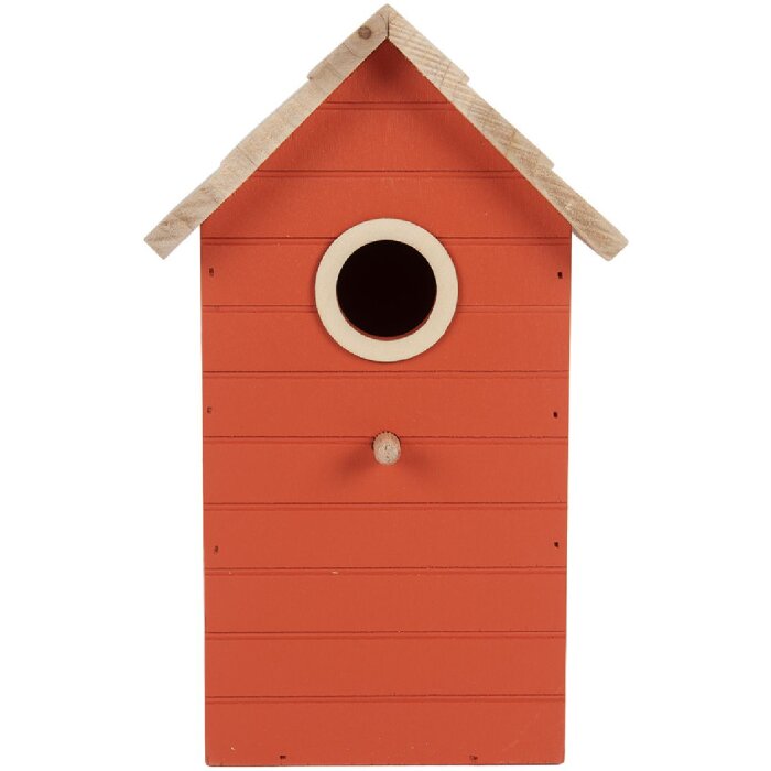 Clayre & Eef Nichoir Campagne 15x10x22 cm Rouge-Brun