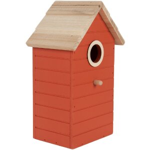 Clayre & Eef Nichoir Campagne 15x10x22 cm Rouge-Brun