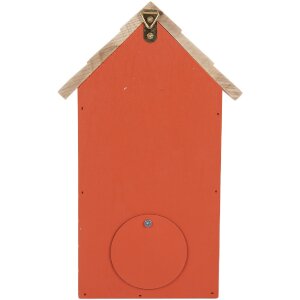 Clayre & Eef Nichoir Campagne 15x10x22 cm Rouge-Brun