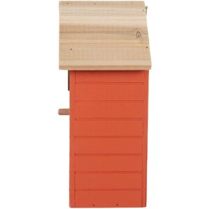 Clayre & Eef Nichoir Campagne 15x10x22 cm Rouge-Brun