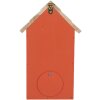 Clayre & Eef Nichoir Campagne 15x10x22 cm Rouge-Brun