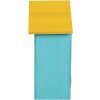 Clayre & Eef Nichoir Bois 15x10x22 cm Bleu Jaune