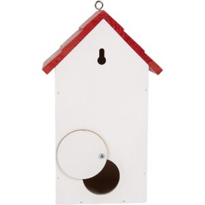 Clayre & Eef Maisonnette pour Oiseaux Marienkäfer 15x10x22 cm