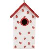 Clayre & Eef Maisonnette pour Oiseaux Marienkäfer 15x10x22 cm