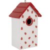 Clayre & Eef Maisonnette pour Oiseaux Marienkäfer 15x10x22 cm