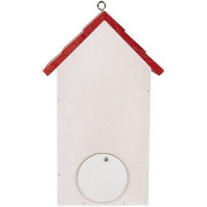 Clayre & Eef 6H2446 Maison doiseau en bois style campagnard 15x10x22 cm